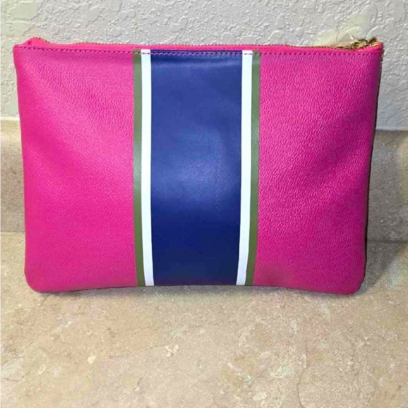 C. Wonder Chic Pink and Blue Clutch Bag - Picture 6 of 7